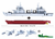 Model Bricks Supply Ship 1:450 Building Brick Kit (495 Pcs)