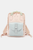 Himawari Contrast Waterproof Canvas Backpack Bag with Round Label
