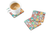 Lots of White Standard Poodle Foam Coasters