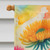 Chrysanthemums in Color House Flag