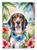 American English Coonhound Luau Garden Flag