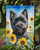 Cairn Terrier in Sunflowers Garden Flag