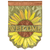 Welcome Sunflowers Flag Poly