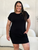 Basic Bae Full Size Round Neck Short Sleeve Dress with Pockets