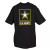 Army Star T-Shirt Black