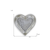 7" Silver Heart Cast Iron Handmade Vanity Tray