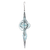 Wind Spinner Cross Green Lines Steel 12H