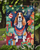Basset Hound Christmas Garden Flag