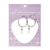 Earring With 1" Flare Cross Wire Close