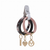 Jasmine Vegan Leather Women's Wristlet Keychain set- 3 pieces