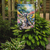 Chinese Crested Spring Path Garden Flag