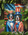All American Greater Swiss Mountain Dog Garden Flag