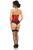 Lavish Satin Open Bust Underwire Short Underbust Corset