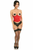 Lavish Satin Open Bust Underwire Short Underbust Corset