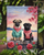 Pug Two Hearts Garden Flag