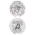 Car Coaster Jesus And Lords Prayer 2pk