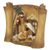 Holy Family In Creche On Scroll