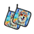 Hippie Dawg Pair of Pot Holders