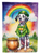 Dalmatian St Patrick's Day Garden Flag