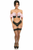 Lavish Lace & Faux Leather Bustier Top