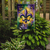 Fleur de lis Mardi Gras Garden Flag