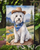 Coton de Tulear Cowboy Welcome Garden Flag