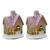 LED Lighted House with Snowman