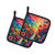 Colorful Brunia Pair of Pot Holders