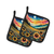 Colorful Brunia Pair of Pot Holders