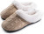 Roxoni Women's Slippers Cable Knit Super Cozy Comfort Clog
