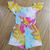 AnnLoren Big Little Girls Shorts Jumpsuit Summer One Piece Outfit