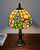 15" Tiffany Style Floral Butterfly Table Lamp - 606114645337