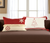 Set of Two Red And White Lumbar Christmas Cotton Throw Pillow Covers