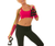 InstantFigure Activewear Compression Racer Back Sports Bra