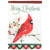 Flag Cardinal Merry Christmas 