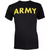 Army Black T-Shirt Yellow Imprint - Medium