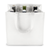 6 Bottle White Non Woven Tote by True