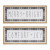 Comfort + Joy and Merry + Bright Frame (Set of 2) 14.75"L x 6.5"H MDF/Plastic