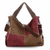 Fair and Square Two Tone Journey Canvas Shoulder Bag