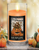Courtside Market Halloween Collection Happy Halloween Status Candle Glass