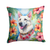 Fox Terrier Luau Pair of Pot Holders