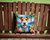 Fox Terrier Luau Pair of Pot Holders