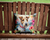 Fox Terrier Luau Pair of Pot Holders