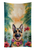 Fox Terrier Luau Pair of Pot Holders