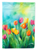 Tulips in Watercolor Garden Flag