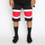 Red Stripe Moto Shorts