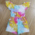 AnnLoren Big Little Girls Shorts Jumpsuit Summer One Piece Outfit