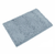 Sage 2 Piece Striped Fake Fur Rabbit Non-Slip Bath Set