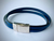 Men's Leather Bracelet with Antique Dot Clasp Copper/Brass/Silver