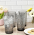 Acrylic set of 4 - 19 oz HB tumblers, 4pcs stack together wrap with rubber band